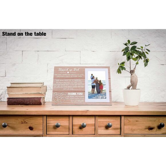 Stepped Up Dad Photo Frame 6X4 (3772)‎ New - Picture 2 of 7